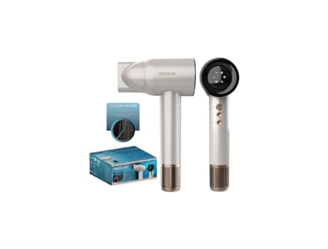 Secador de Cabelo CECOTEC RockStar Nano IonTech (Tomada EU - Champagne)