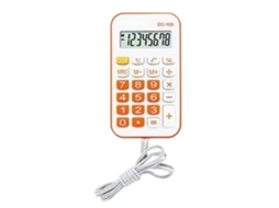 Calculadora De Bolsillo Mini Pequeña Portátil Para Estudiantes Suministros Escolares Y Oficina Naranja Con Cuerda