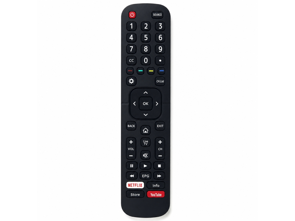 Comando À Distância Para Tv Compatível Com Hisense En2bc27_dae