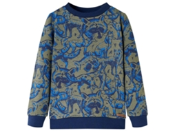 Sweatshirt Para Criança Cor Caqui 116