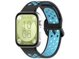 Pulseira Esportiva De Silicone Bicolor Xdfind Para Huawei Watch Fit 4 Pro / Fit 4 / Fit 3