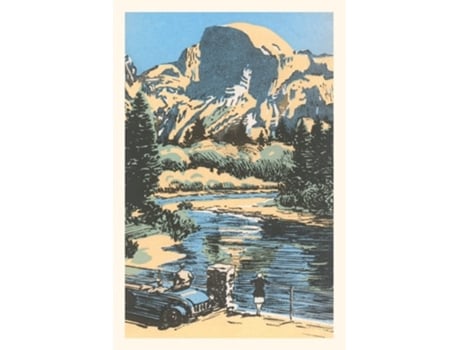 Livro Vintage Journal Scenic Vista Woodcut De Found Image Press (inglês)