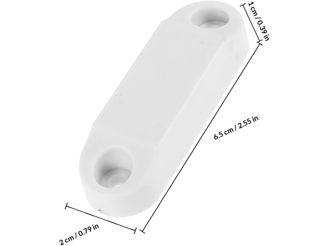 Fecho Magnético Branco Para Portas De Armários E Bagagens Trailers.