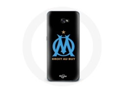 Capa para Samsung Galaxy A3 2016 logotipo Marselha olímpica Fundo preto