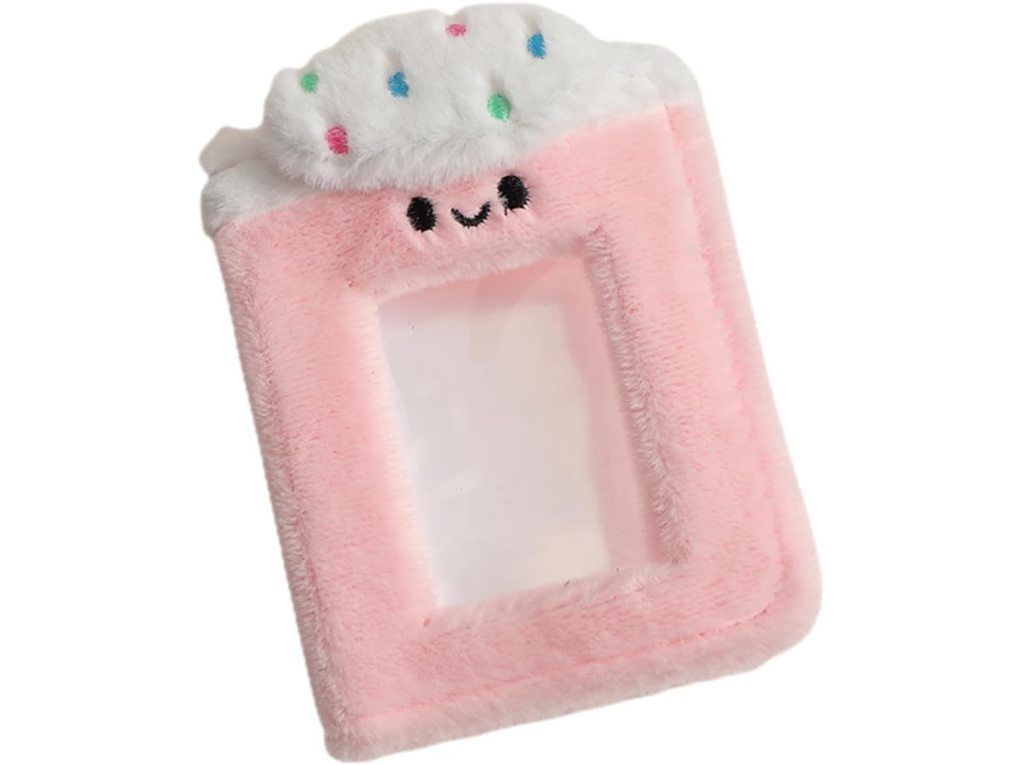 Alasum Álbum De Fotos Em Peluche Rosa 3 Bolsas Álbum De Fotos Personalizável Diy Substituível Para Lembranças