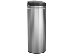 Lixeira Automática de Cozinha de Aço Inoxidável 50l. Caixa de Tampa Suave e Fechada. 30,5x30,5x85cm. Prateado Ge