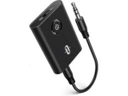 Transmissor E Receptor Bluetooth 5.0, Adaptador De Áudio Sem Fio 2 Em 1 De 3,5 Mm Com Aptx De Baixa Latência Para Tv, Pc E Estéreo Doméstico