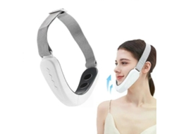 Massageador Facial em Formato de V, Inteligente para Uso Doméstico, Cinto Firmador e Lifting Fac Ial Redutor D GOKOCO