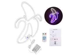 Luz Neon Banana com Controle Remoto 8 Modos | S/MARCA