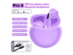 Fone de Ouvido Bluetooth Estéreo J6 Pro6 EOOCOO
