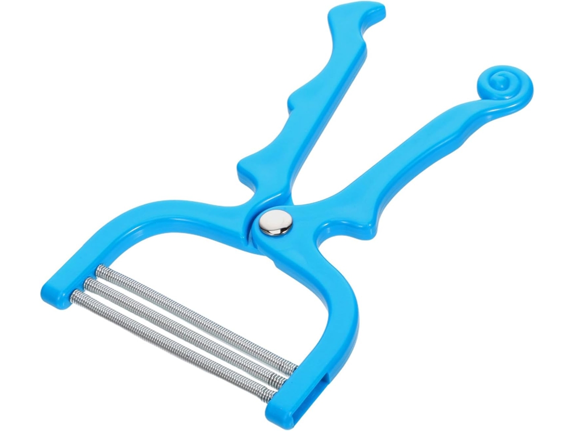 Removedor de pelos faciais manual portátil E Mild Em Metal E Pp Para Bochechas E Testa.