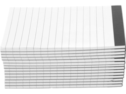 14 Refis de Papel Branco A7 para Bloco de Notas, Fáceis de Armazenar e Resistentes, Tamanho 7,6 X 12,7 Cm SFUSHOS (3 X 5 Polegadas)