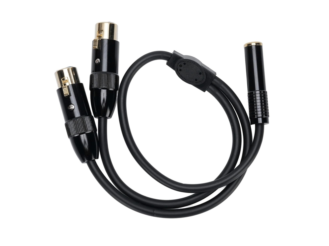 Cabo Xlr De 3 Pinos Para 1/4 De Polegada De Alta Qualidade, Compatível Com Baterias Eletrônicas E Te Gokoco