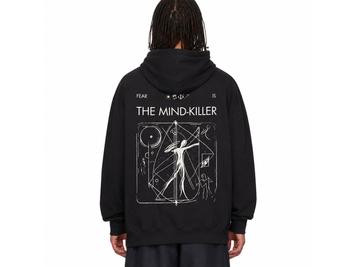 Moletom Rockinstone Fear Is The Mind-killer - Estilo de Designer Exclusivo