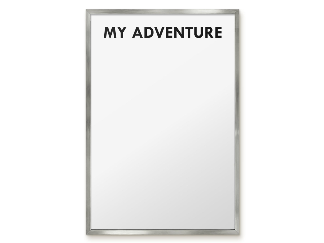 Quadro magnético de parede Minha aventura para o quarto Espelharte (40x60 cm)