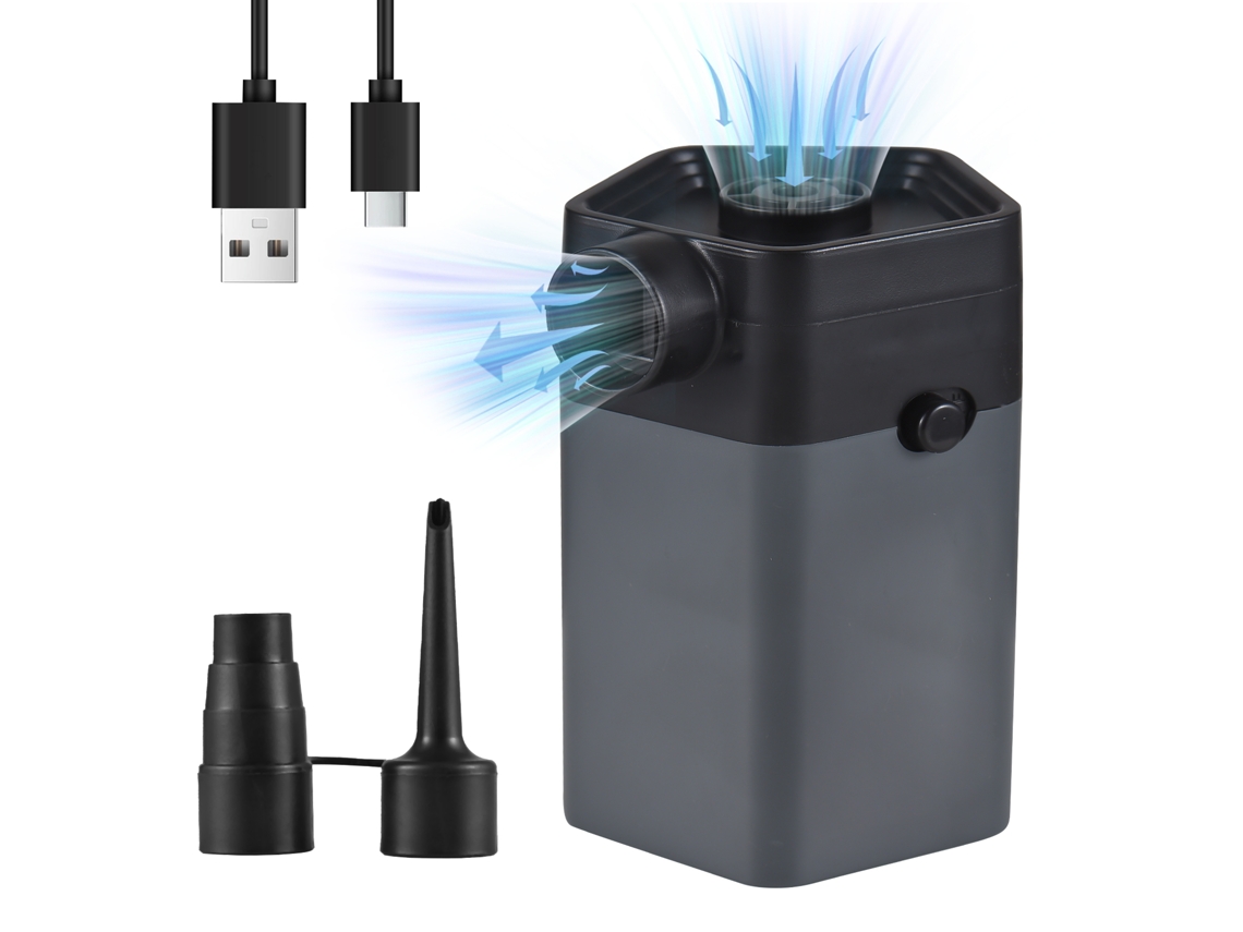 Bomba de ar portátil Primerox, recarregável, 6000pa