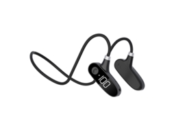 Auriculares Bluetooth Air Conduction 5.2 With Digital Display Black