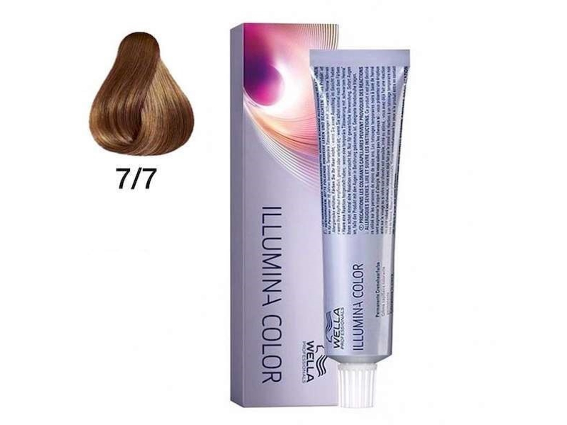 Tinta Illumina color 7/7 wella