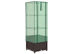 Canteiro elevado VIDAXL Polipropileno (40x40x139cm)