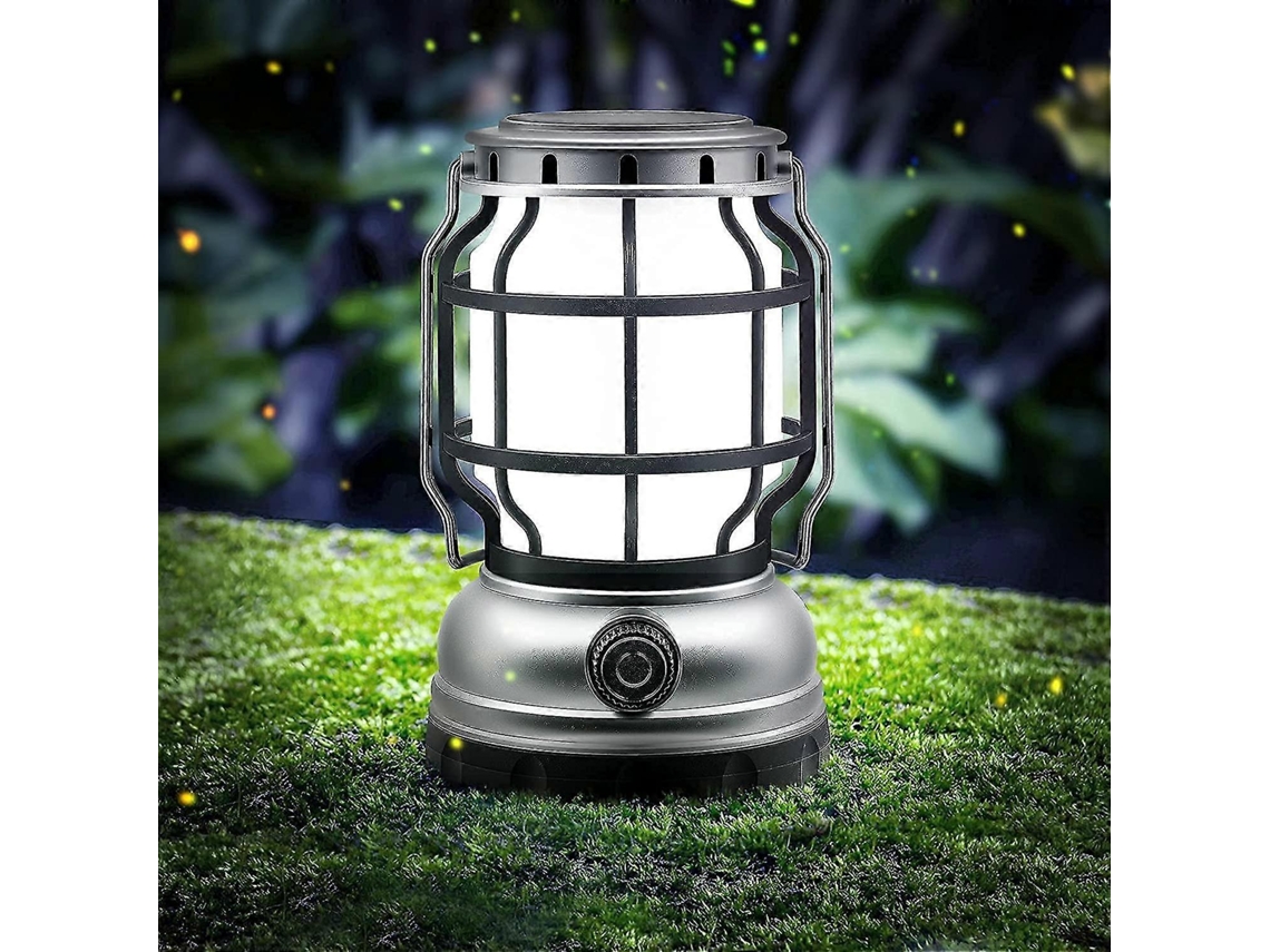 Iluminação De Acampamento Lâmpada Solar Portátil Recarregável Iluminação Externa Lanterna De Barraca Banco De Energia Lanterna Led Olysi Shop