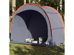 Vidaxl Tenda De Arrumação Impermeável Cinzento E Laranja