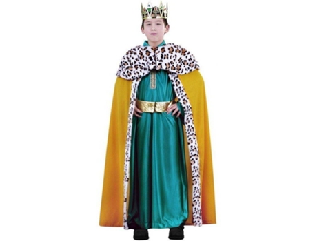 Fato de Menino  Rei Mago verde (Tam: 10 a 12 anos)