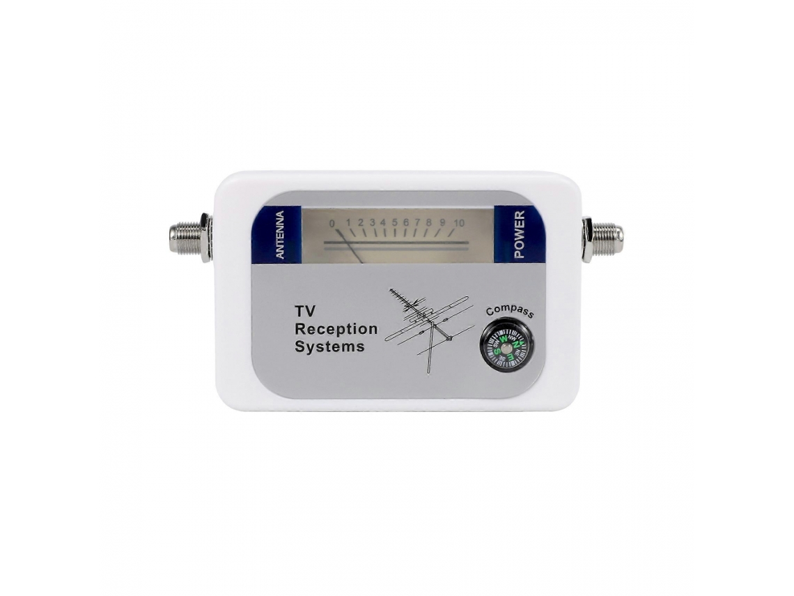 Localizador Dvb, T, Medidor De Intensidade Sinal Antena Tv Digital Terrestre, Branco