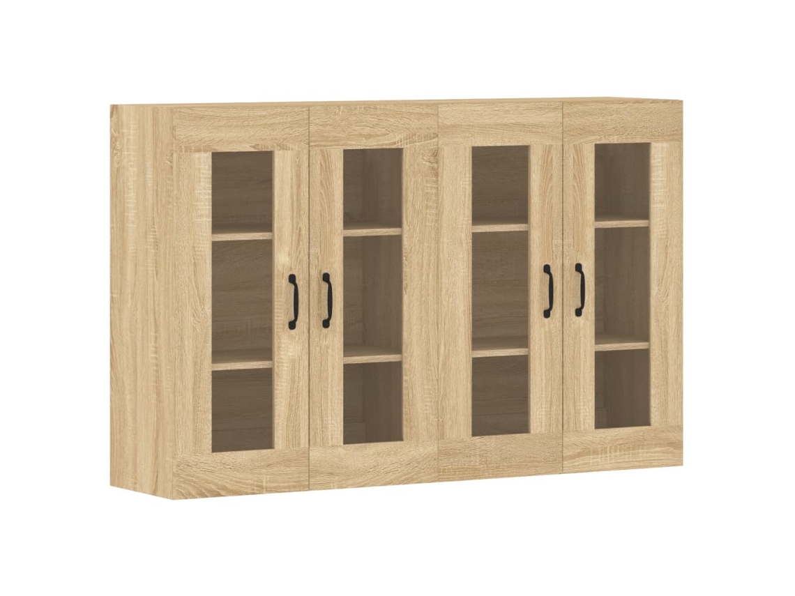 Wall Mounted Cabinet, Wall Mounted Cabinets Vidaxl Marrom Madeira Processada (n/a)