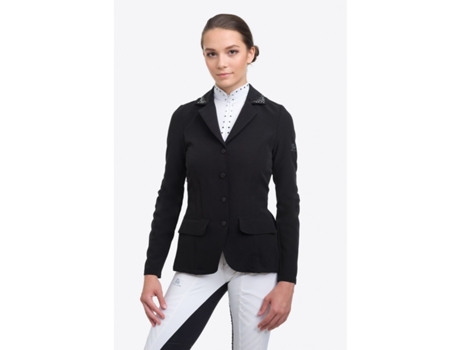 Casaco de Mulher para Desporto CAVALLIERA Equestre Diva Purity Preto (L)