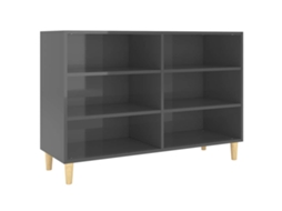 Sideboard, Sideboards Vidaxl Cinzeto Madeira Processada (n/a)