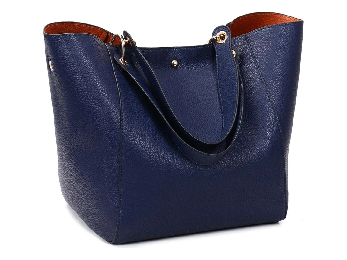 Lurelia Bolsa Tote Feminina Em Couro Sintético Grande Capacidade Design Moderno Para Viagem, Trabalho E Uso Diário