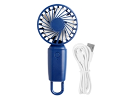 Ventilador de Parede com Duas Folhas, Portátil, Ajustável e Carregável por Usb para Casa, Escritório e Exterior LAXISCREED