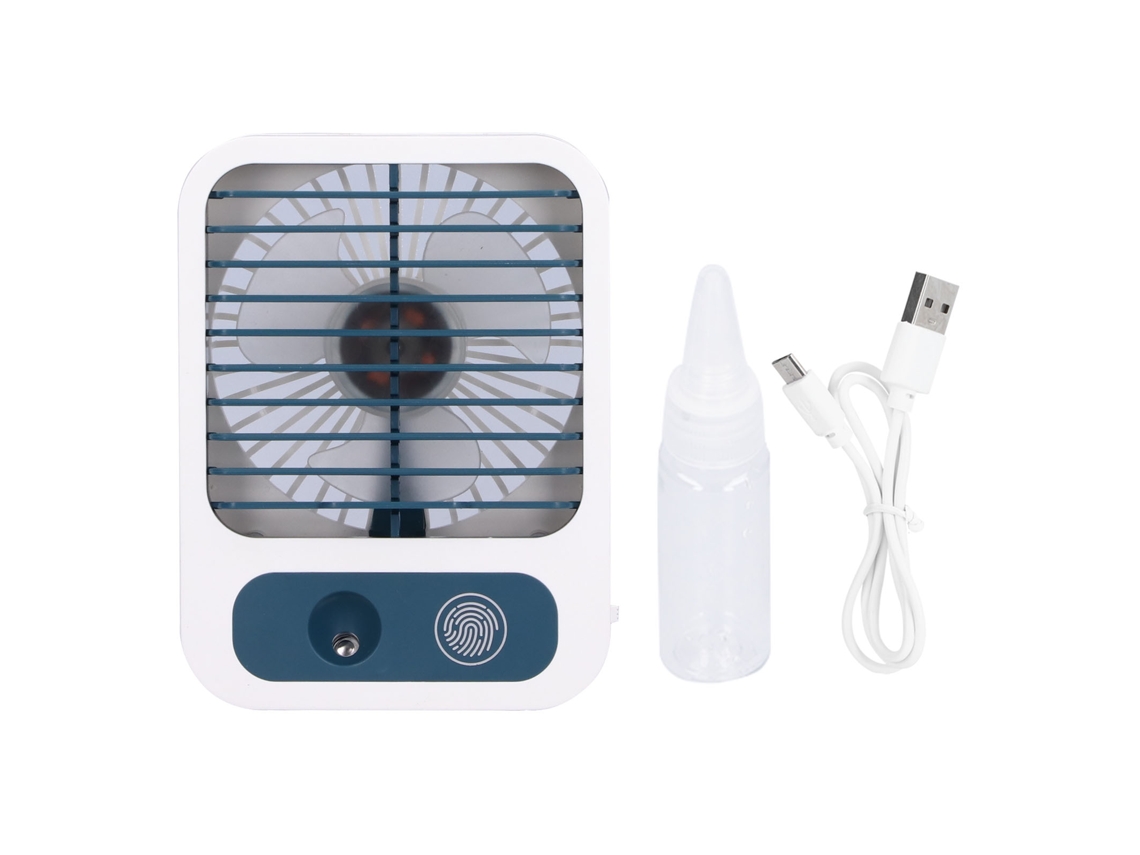 Laxiscreed Ventilador De Mesa Compacto Com Spray E Usb Para Refrescamento Rápido