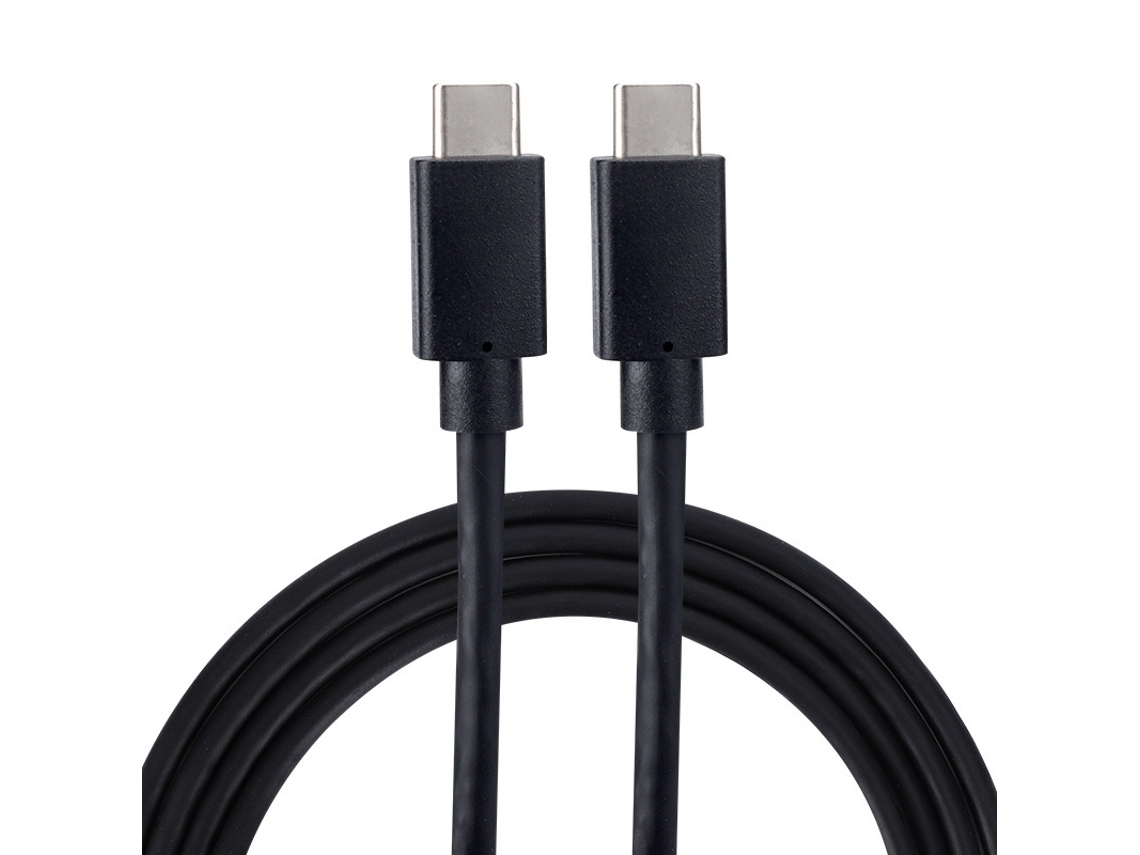 Cabo Usb 3.1 Gen2 60w 1m, 10gbps e Vídeo 4k, Carregamento Rápido Pd para Macbook e Samsung Preto HEXINYIGJLY