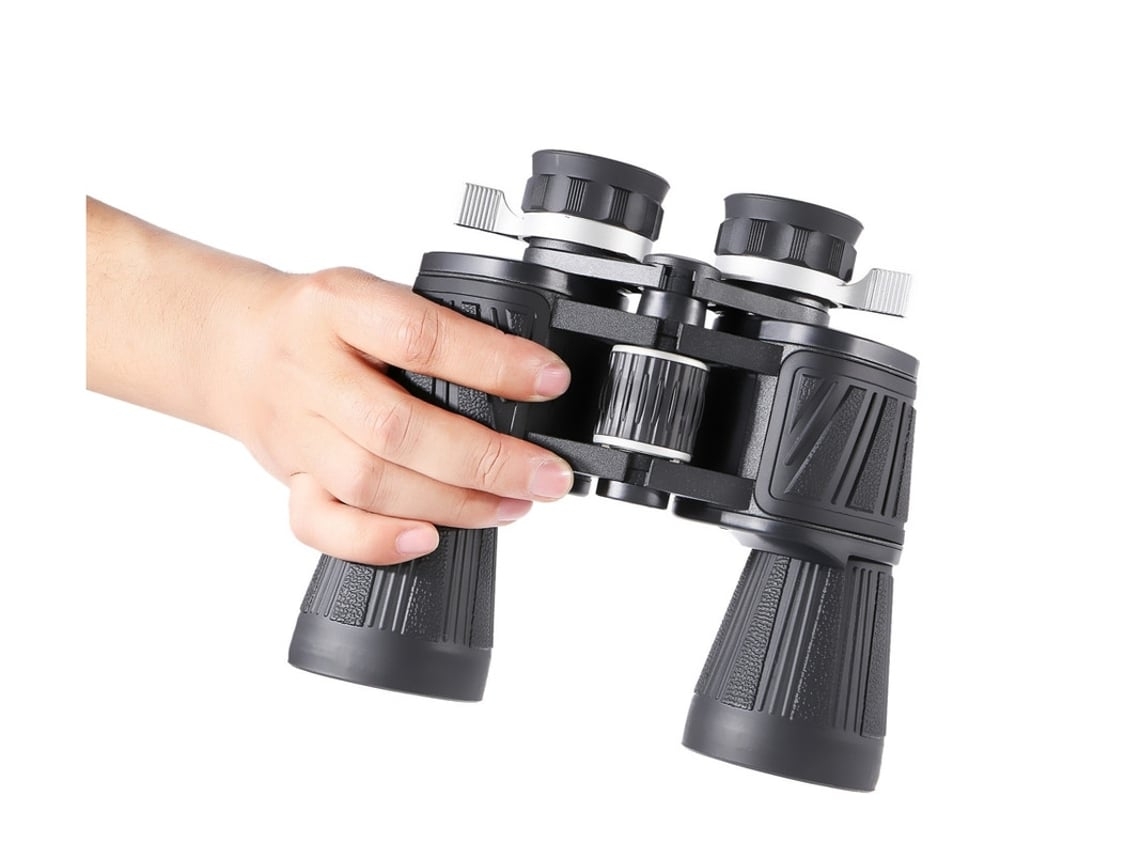 Binóculos Adultos 20x50 para Observação de Pássaros Caça Vida Selvagem Caminhadas Camping Preto USHION
