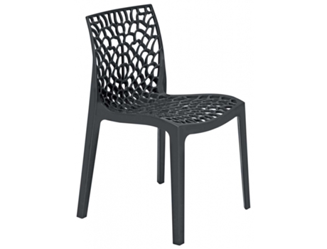 Cadeira GRANDSOLEIL (52 x 51 x 81 cm - Polipropileno - Cinzento)