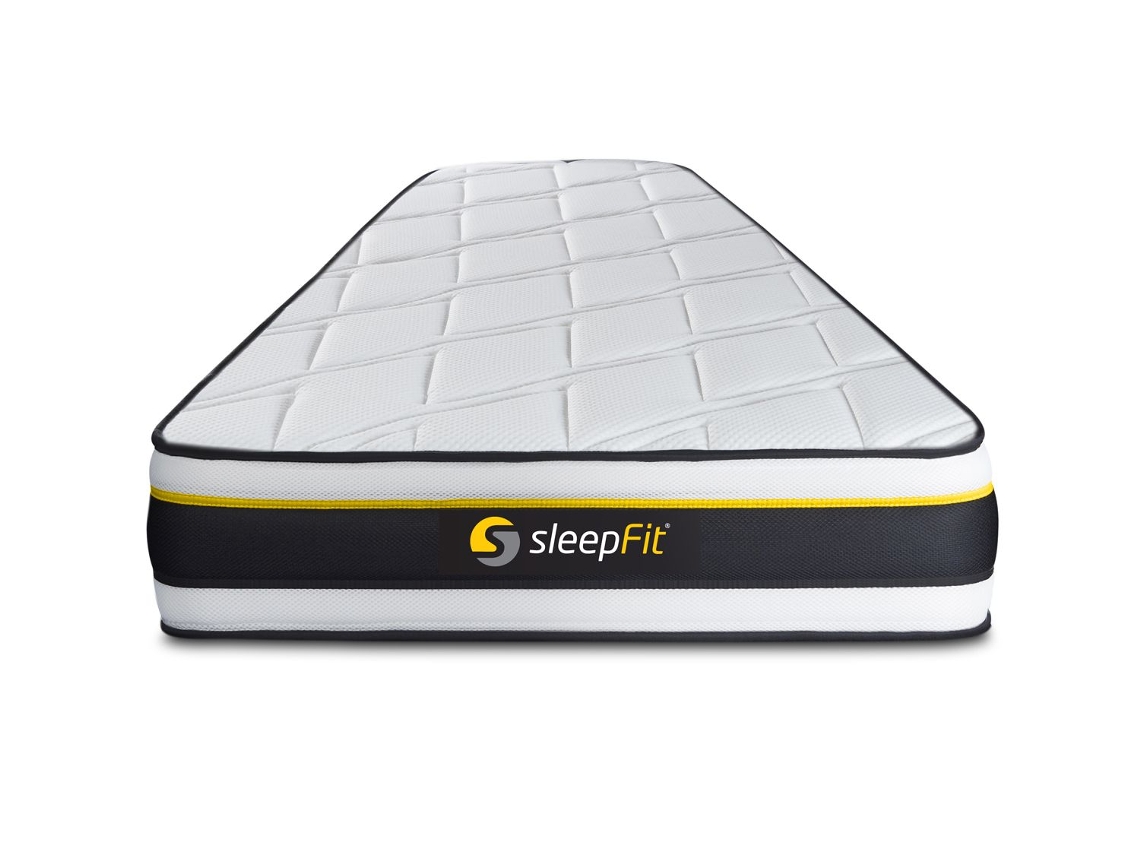 Colchão de Espuma Soft Altura SLEEPFIT Branco (90x190cm)