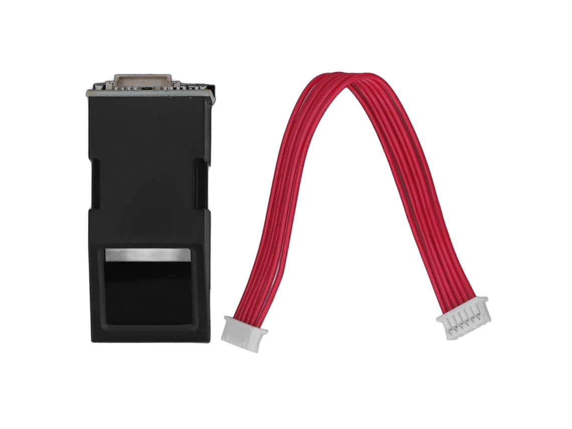Módulo de Reconhecimento de Impressões Digitais Óptico Sensor Leitor Scanner Multifuncional Dc3.6‑6.0v