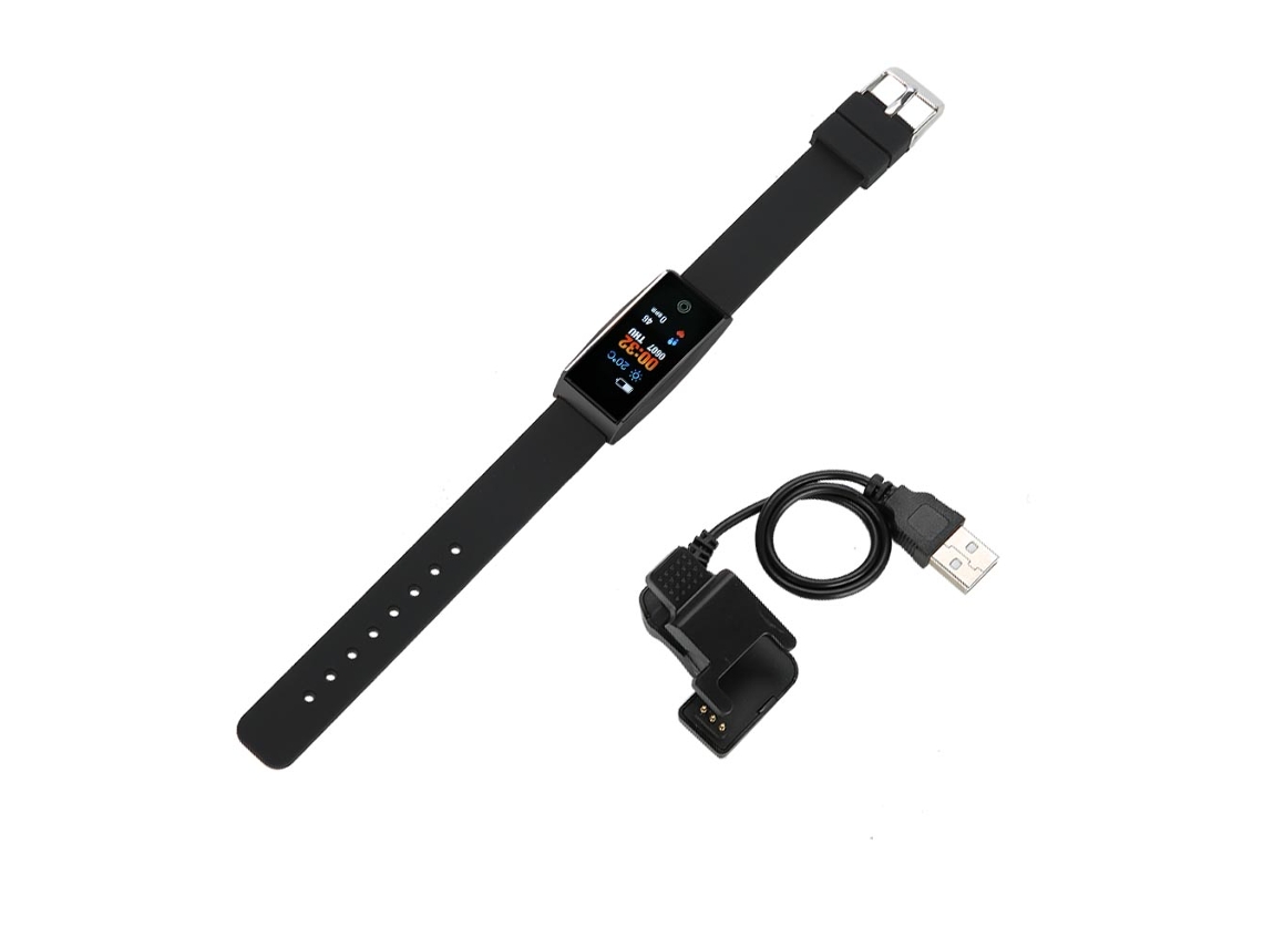 Pulseira Inteligente Mate1 com Tela Colorida EOOCOO