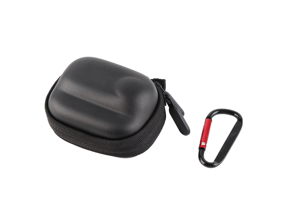 Action Camera Hard Carrying Case With Selfie Storage Portable Protective Storage Bag For Insta360 Go 3 Black LAXISCREED