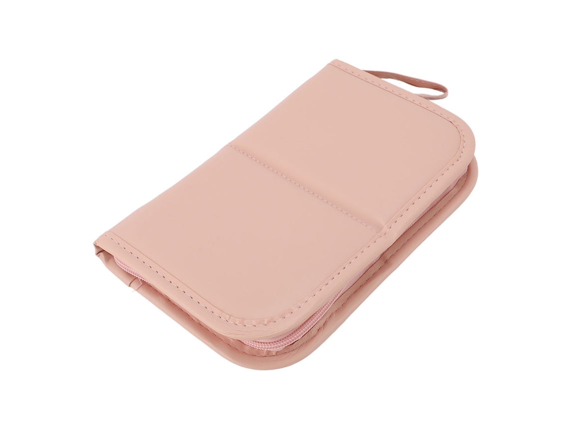 Bolso Organizador De Brochas De Maquillaje Plegable Para Viaje Con 20 Bolsillos Y Diseño Vertical