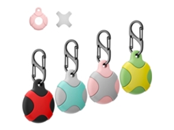 Capa de Silicone com Chaveiro para Localizador Bluetooth, Resistente a Arranhões AQUAFORGE