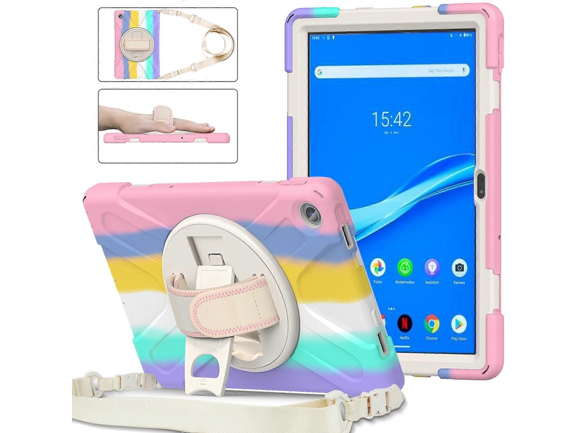 Capa Protetora De Silicone + Pc Para Tablet Lenovo Tab M10 Plus 10.6 3ª Geração (2022)