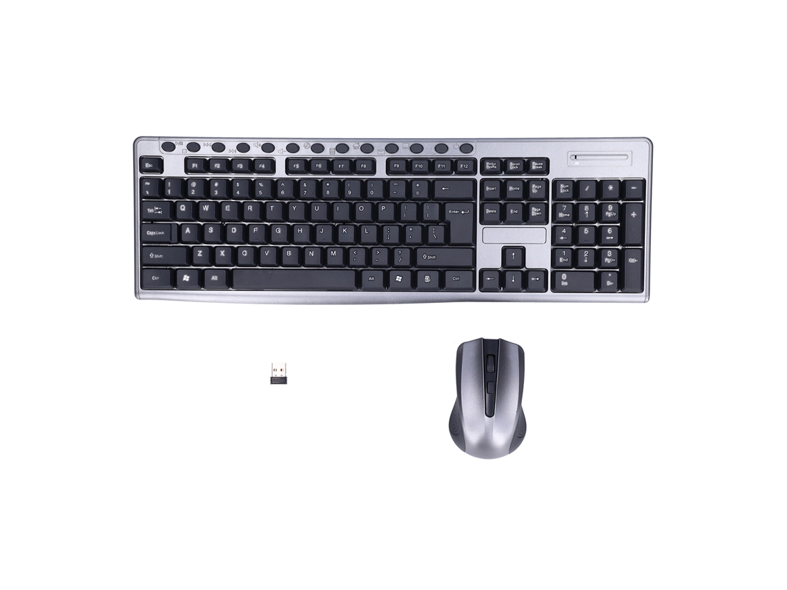 Aetheria combo Teclado e Mouse Sem Fio 2.4g Ultrafino 104 Teclas para Pc Laptop Gamer