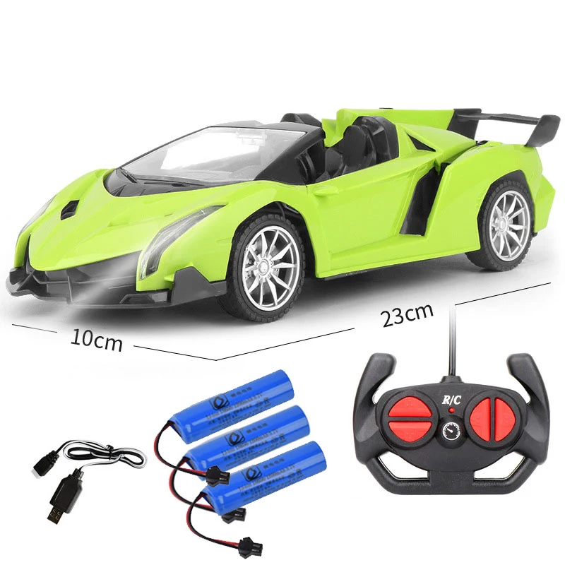 (bateria D-3) Carro De Drift Com Controle Remoto 2.4g, Carro Elétrico De Alta Velocidade Com Luzes Led E Carregamento Usb.