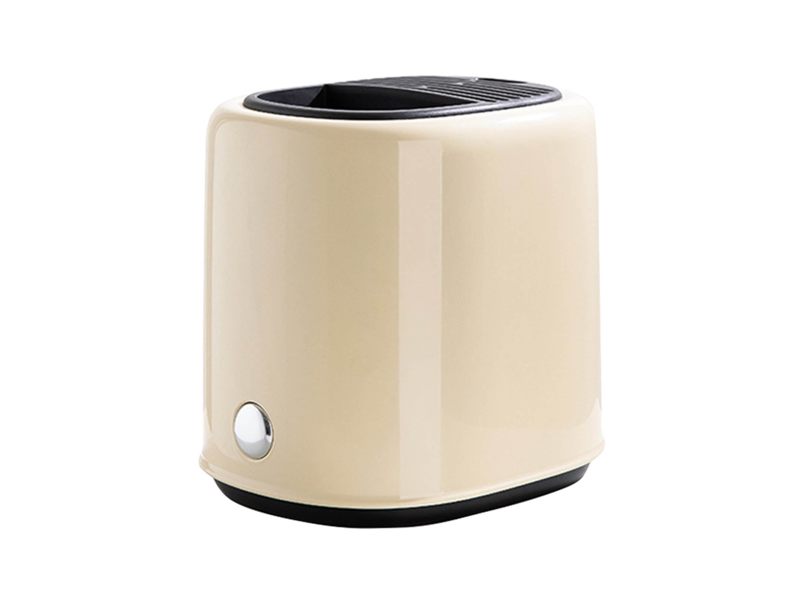 Eyf porta facas e Utensílios 2 em 1 Retro com Grande Capacidade para Cozinha Bege
