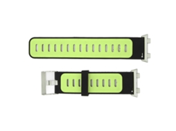 Aetheria pulseira de Silicone para Oppo Watch 2 46mm, Pulseira Esportiva Macia e Respirável (preto Verde)