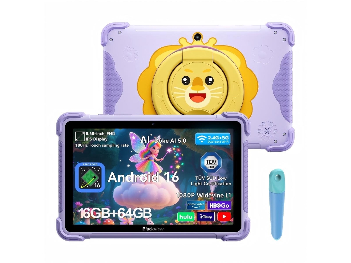 Tablet Blackview Link 1 Kids (8.68'' - 12 Gb - 64 Gb - Roxo)
