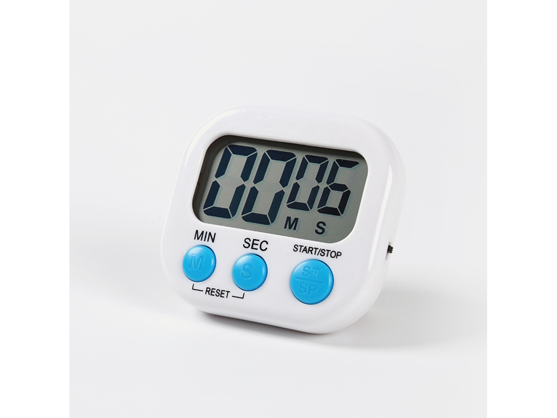 Temporizador De Cozinha Digital, Cronômetro Eletrônico, Temporizador De Cozinha Branco Slowmoose
