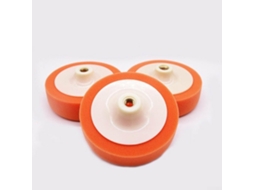 Kit Com 3 Discos De Polimento Esponja M14 15 Cm (6 Polegadas) Para